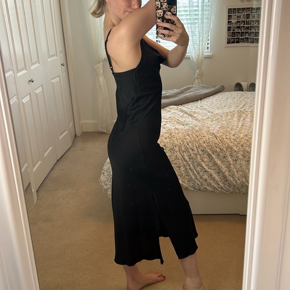 Black Slip Dress - Picture 4 of 4